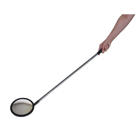 Se-Kure Convex Safety Mirror, Acrylic, 8 in, Plastic Back, Circular, 160 Degrees Viewing Angle DM-8C8"Convexw/handle
